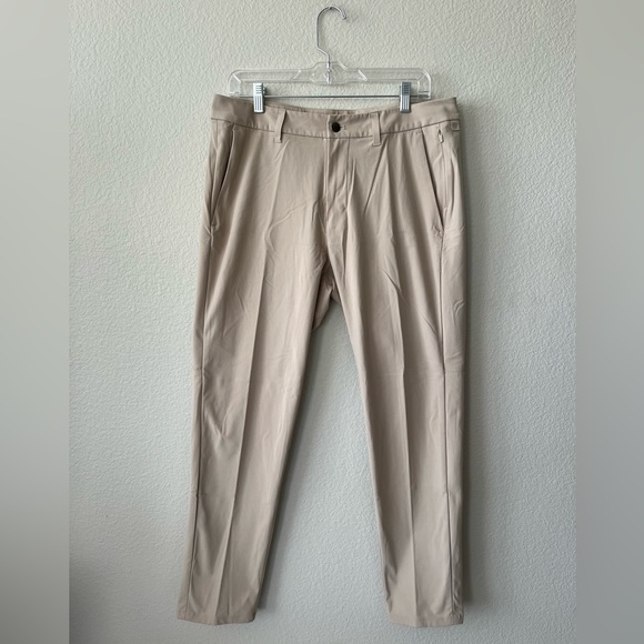Lululemon ABC Slim-Fit 5 Pocket Pant in Khaki Warpstreme Men’s size 33 - Picture 3 of 16